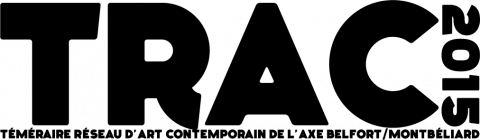 logo TRAC téméraire réseau d'art Contemporain de l'axe Belfort Montbéliard 2015