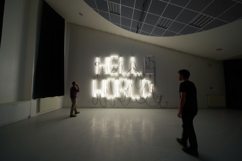 Œuvre HELLO WORLD Fabien Léaustic