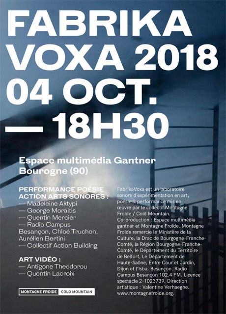 Affiche Fabrika Voxa